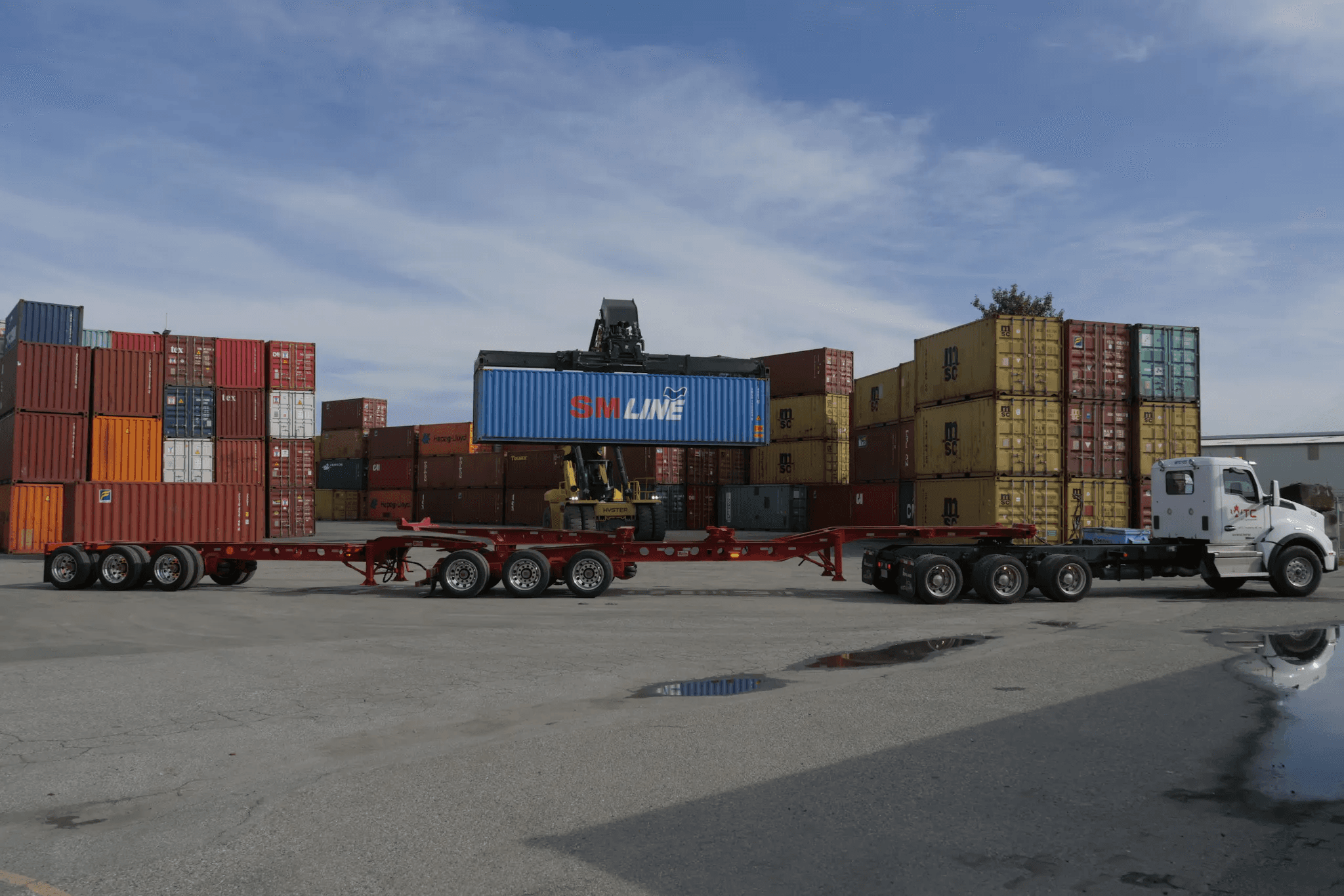 Container Truck Loading